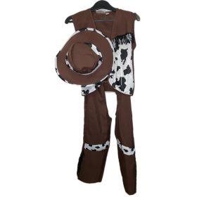 Barna cowboy jelmez 140