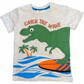 (98-128) Póló zöld dinoszaurusszal