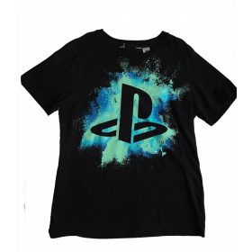 Fekete, Play station póló 146-152
