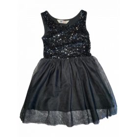 Fekete flitteres ruha 128