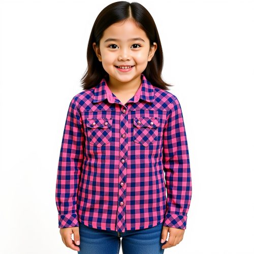 Lila/ciklámen flanel ing 128
