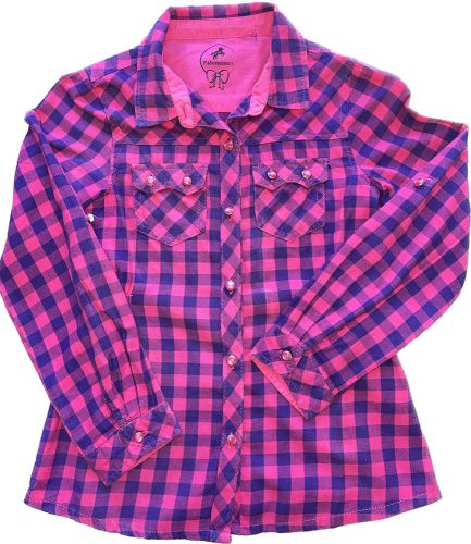 Lila/ciklámen flanel ing 128