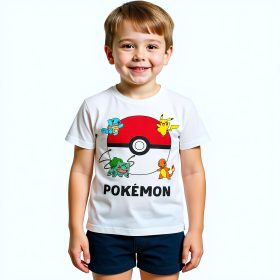 Fehér Pokémon póló 122