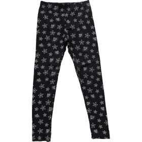 Fekete, mintás leggings 146