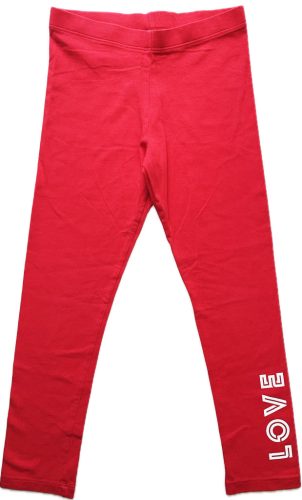 Piros lány leggings 116