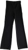 Fekete trapézszárú leggings 140
