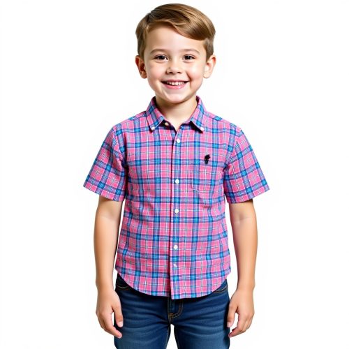 Ralph Lauren, kockás fiú ing 140