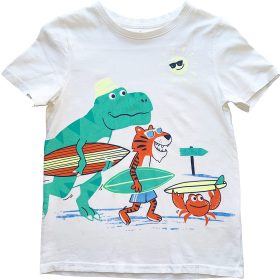 Fiú dinoszauruszos póló 128