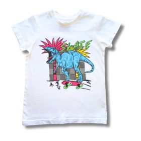 Fiú póló, gördeszkás dinoszaurusszal 116