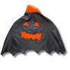 Halloween denevéres fekete-narancssárga gyermek köpeny 98-116