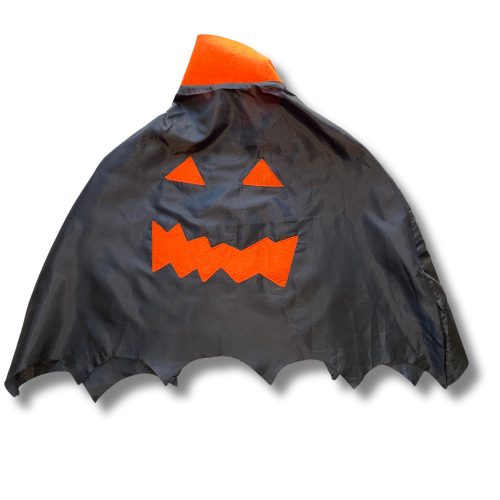 Halloween denevéres fekete-narancssárga gyermek köpeny 98-116