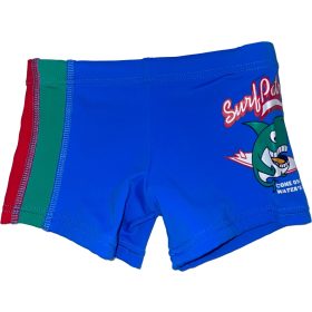 Zöld piros csíkos fürdőnadrág 86