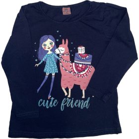 Kislány lámával póló 110