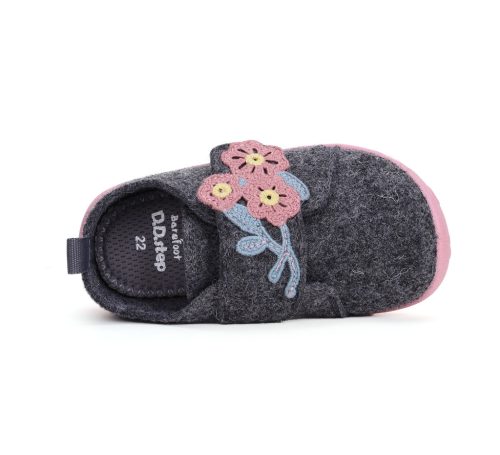 (21-25)DD Step barefoot virágos vászoncipő