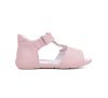 D.D.Step kislány szandál virágdísszel – Baby Pink bőr gyerekszandál
