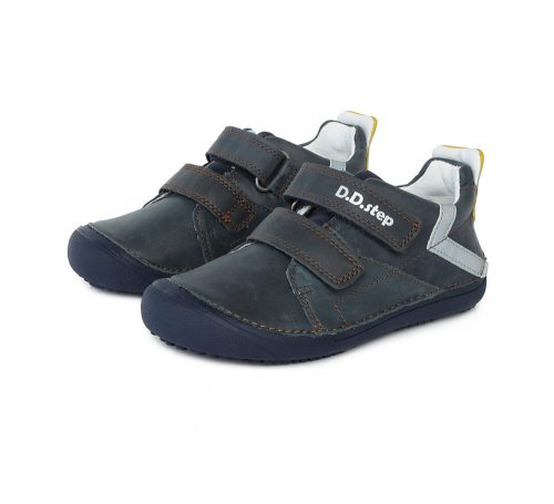 (31-36) Sötétkék barefoot bőrcipő