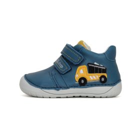 (20-25) D D Step barefoot, kék dömperes cipő