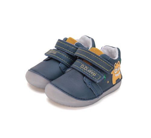 DD Step barefoot kisfiú cipő, szörnyecskével