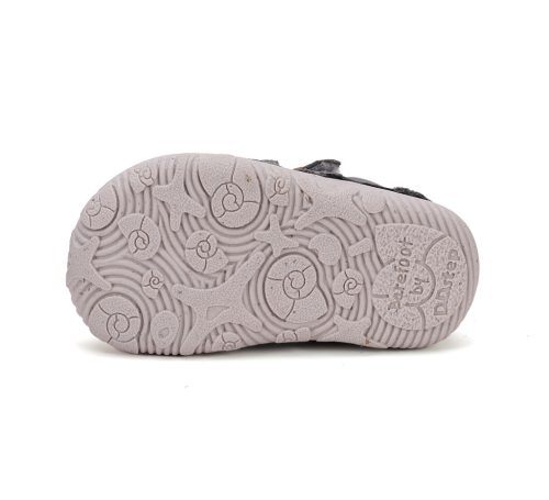 (26-31)DD Step szürke, BAREFOOT fiú cipő