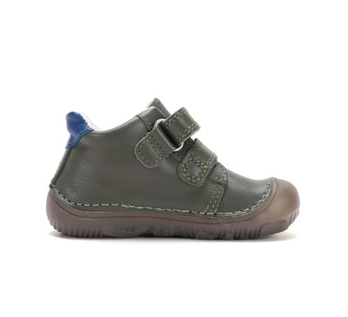 D.D.step barefoot fiú cipő – zöldesszürke, vízlepergető, sötétben világító talppal