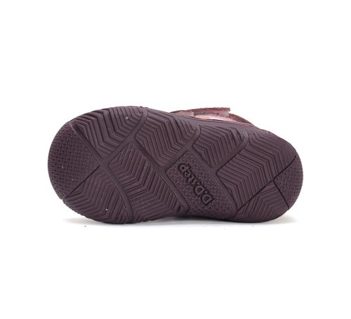 (26-31)DD Step bordó, bundás, kislány bokacipő